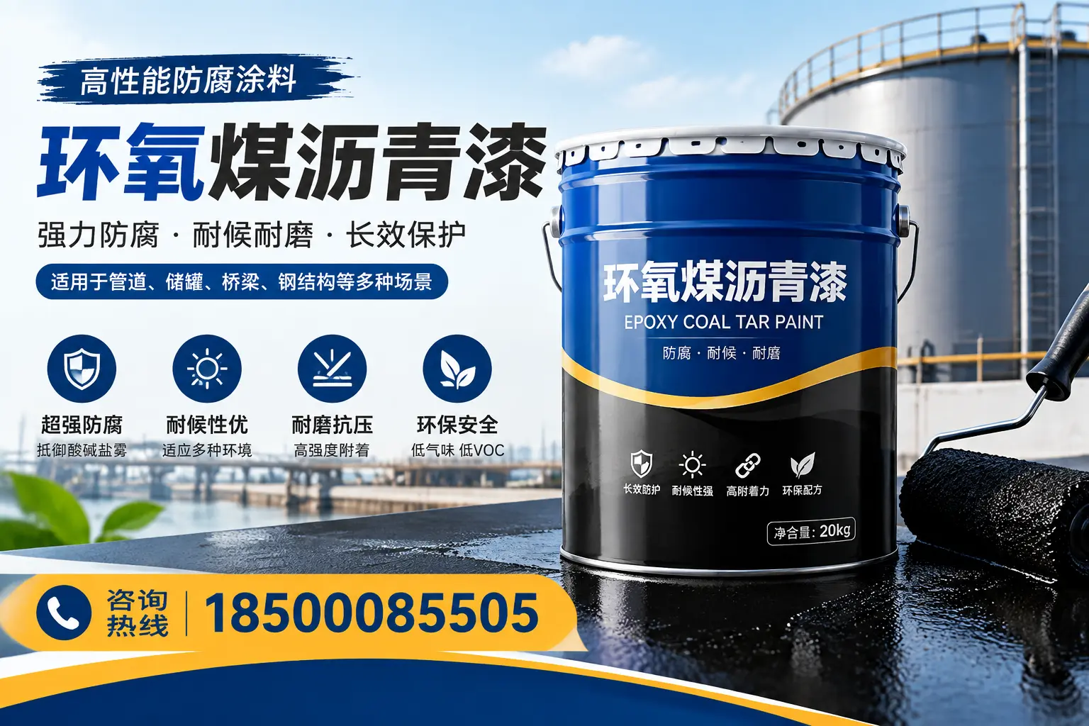 环氧煤沥青漆的施工步骤详解,绍兴装修必备知识